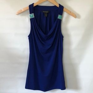 WHBM Royal Gem Drape Top
